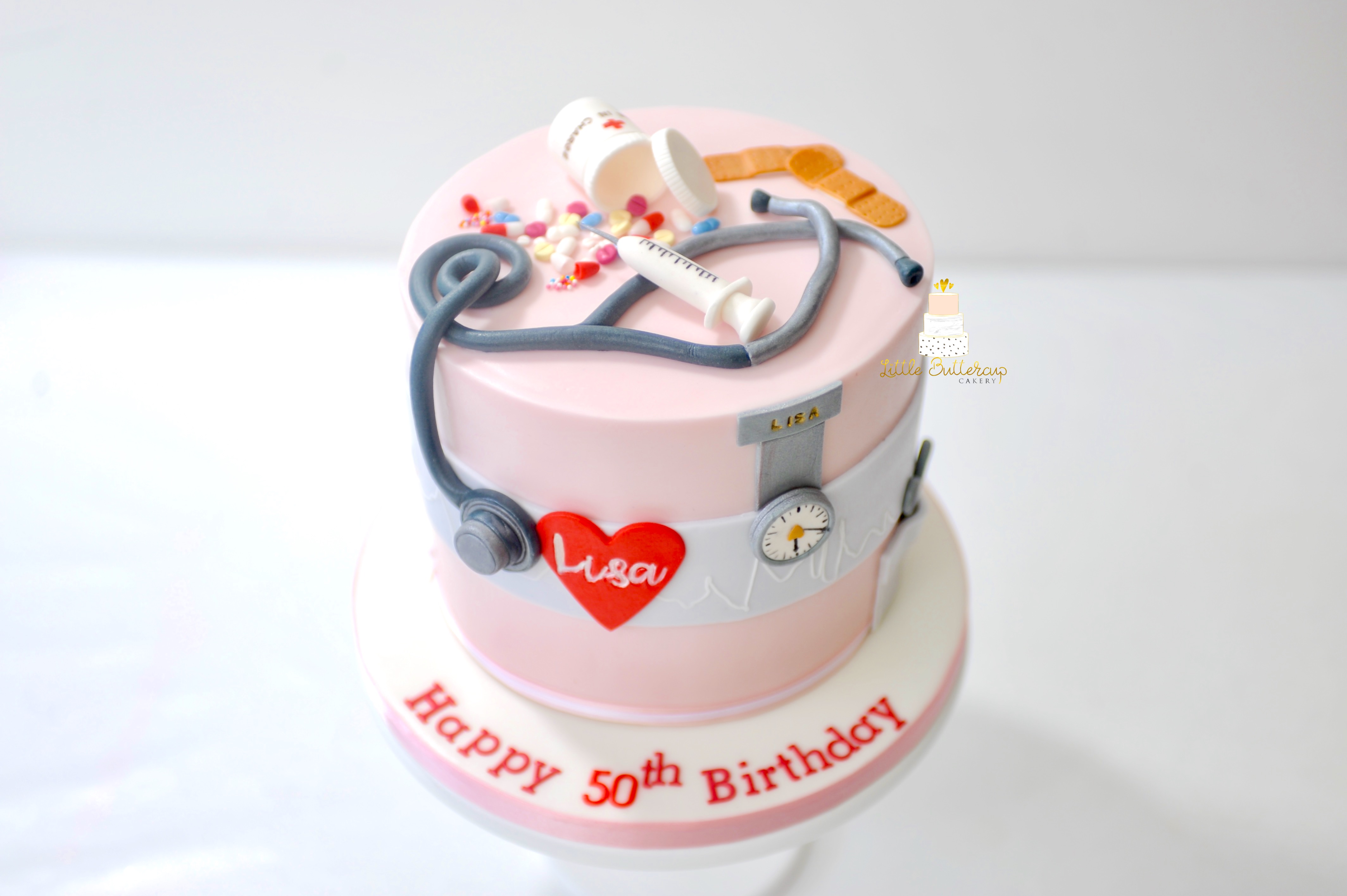 Nurse theme cake - Little Buttercup Cakery