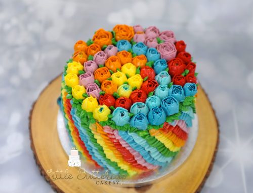 Rainbow Celebration Cake