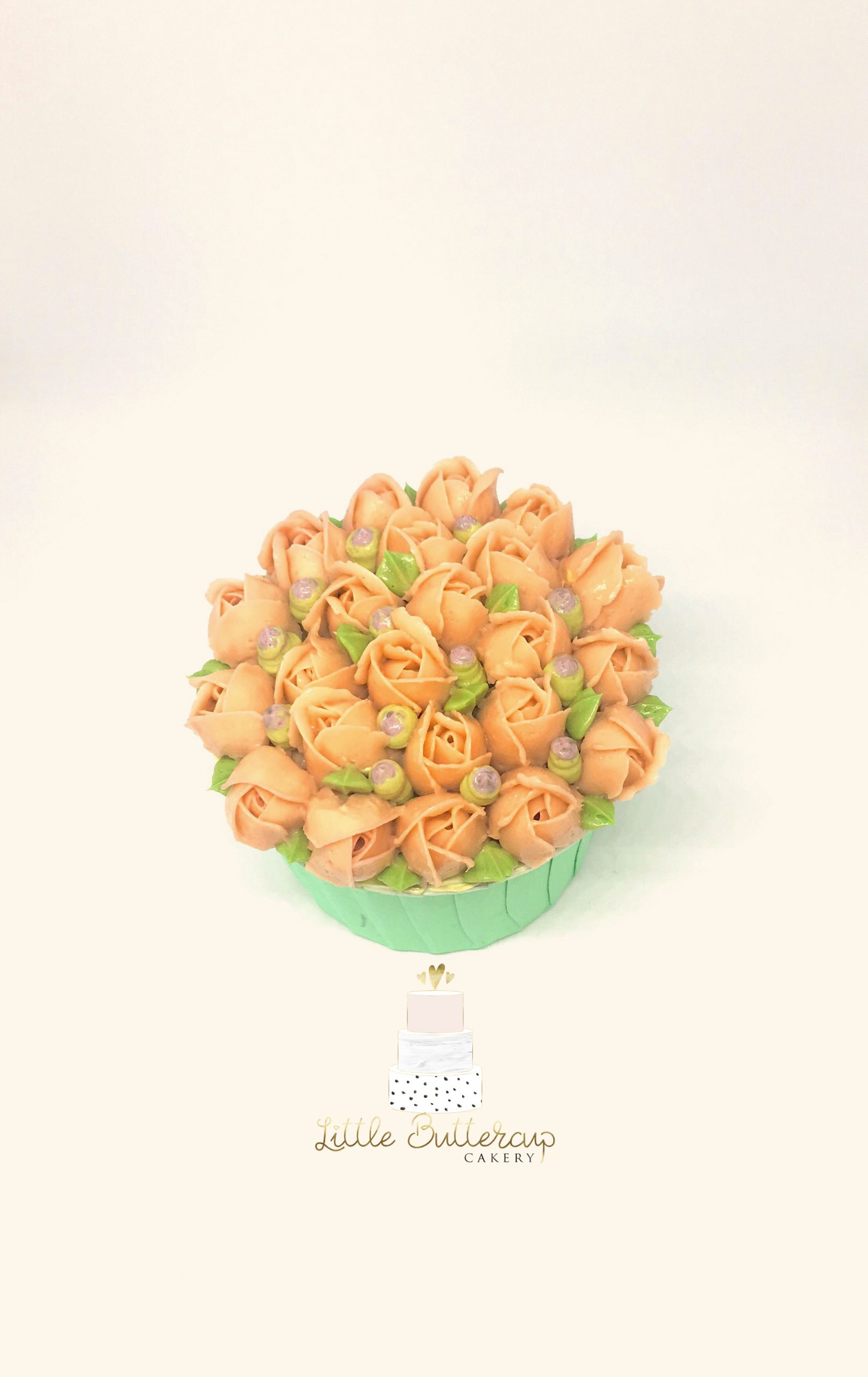 Rose buds cupcakes