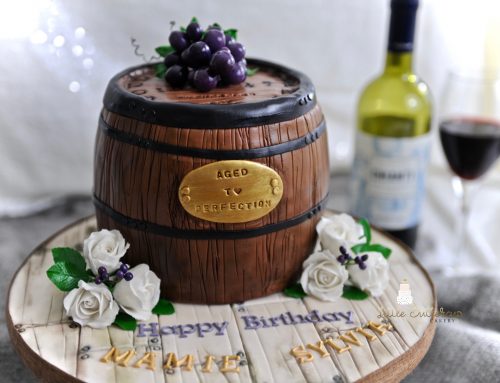 Vineyard Theme Birthday Cake