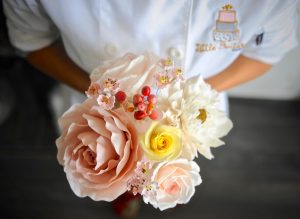 delicate sugar flower bouquet